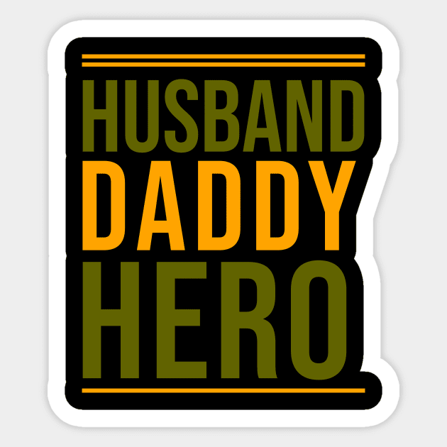 Husband daddy hero Sticker by cypryanus